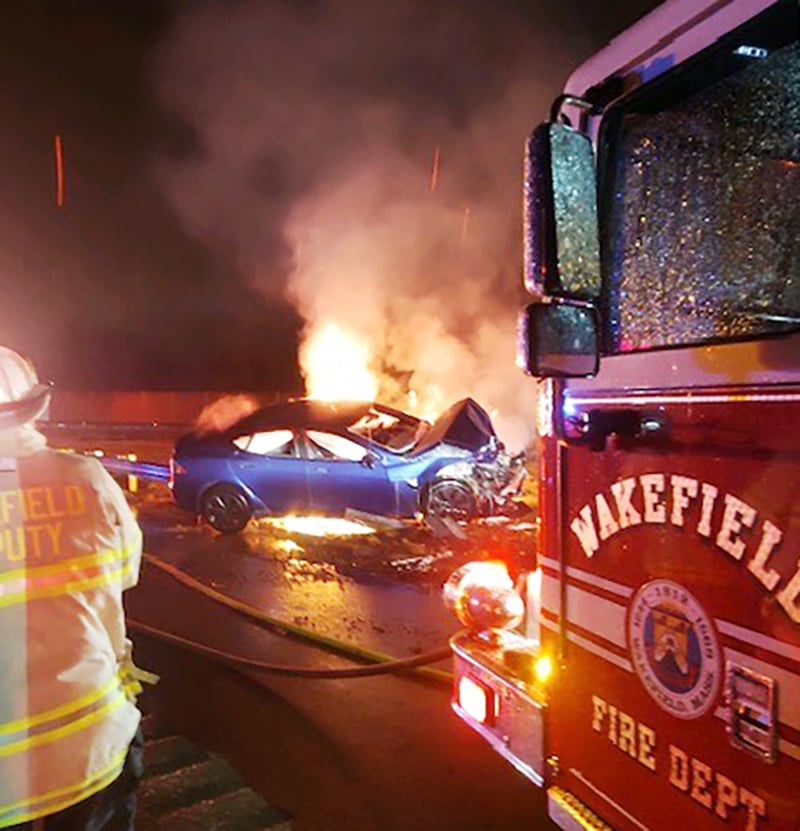 Electric Vehicle Fire
